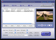 4Videosoft MTS Converter for Mac screenshot